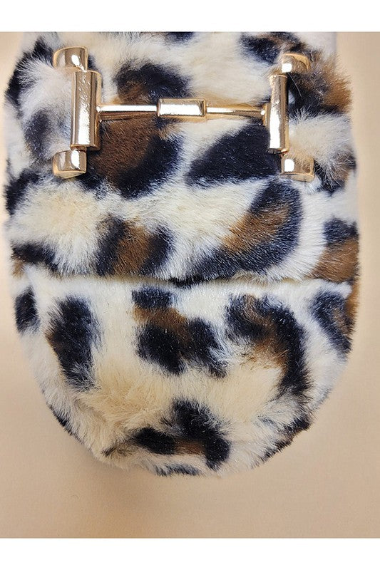Soft Animal Print Slippers