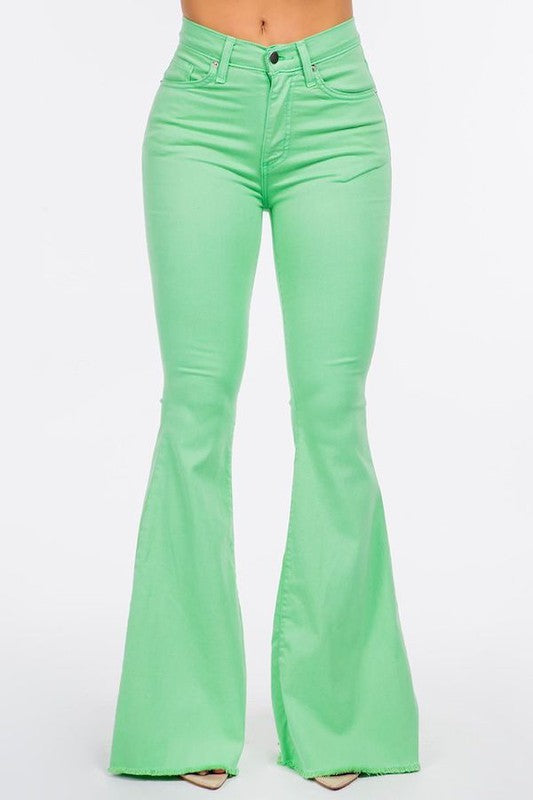 ClassicBell Bottom Denim Stretch Jean