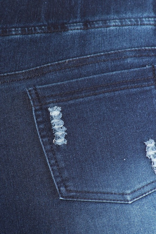 Plus Size Jeggings Bermuda Pants