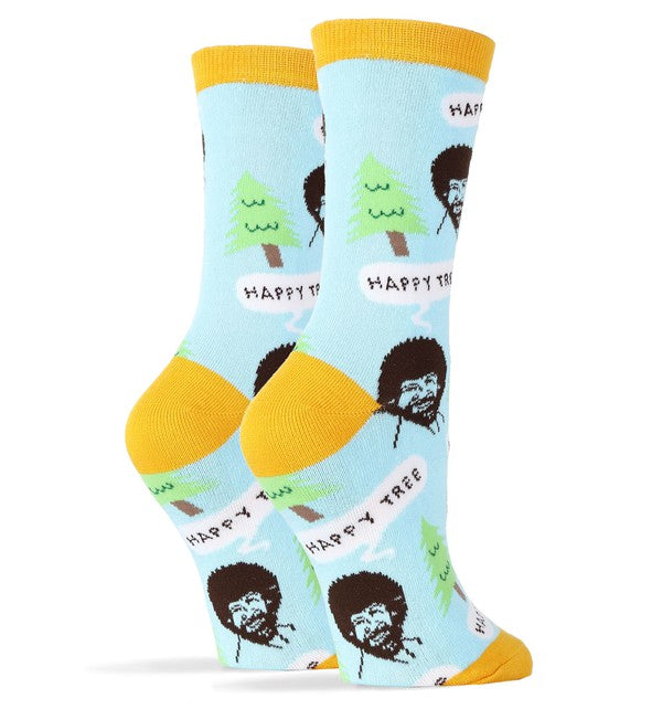 Bob Ross Happy Tree - Women's Socks