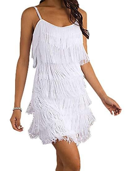 Turning it Out Black Fringe Mini Dress