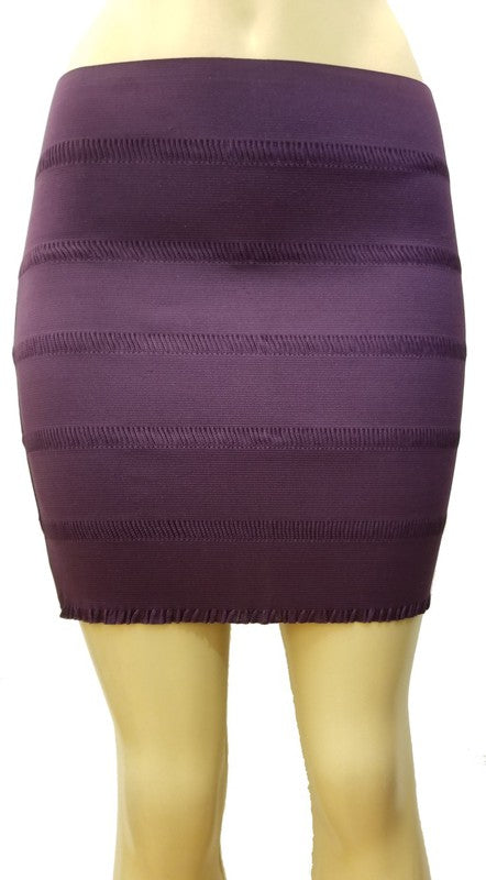 Elastic Bandage Mini Skirt