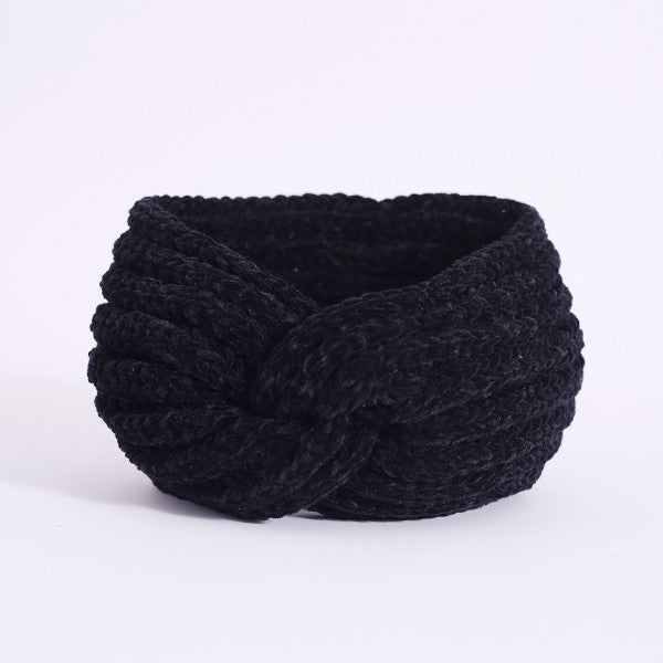 Cozy Chenille Style Yarn Head Band