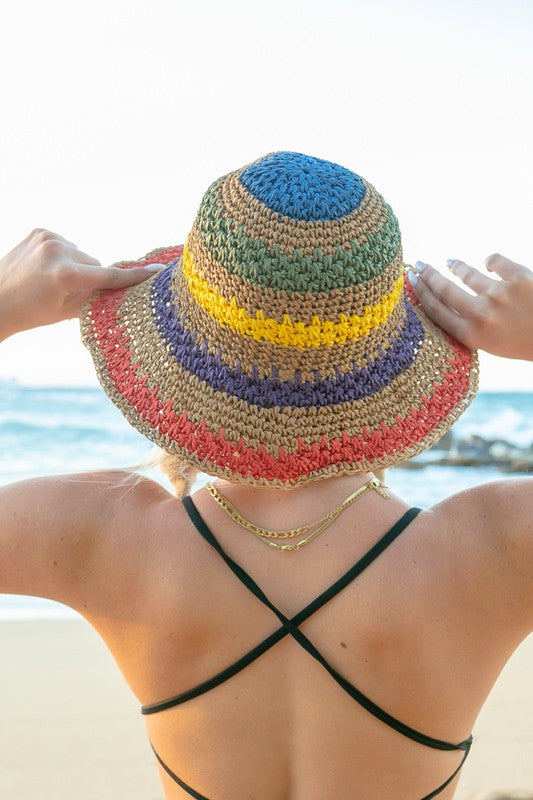 Woven Crochet Bucket Hat