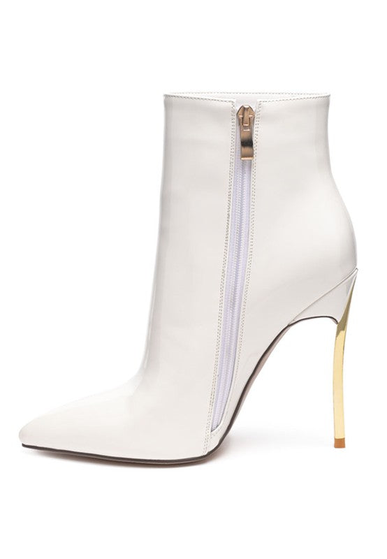 Stiletto High Heel Pointed Toe Ankle Bootie