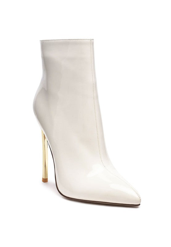 High Heel Pointed Toe Ankle Bootie