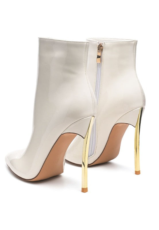 High Heel Pointed Toe Ankle Bootie