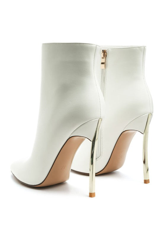 High Heel Pointed Toe Ankle Bootie