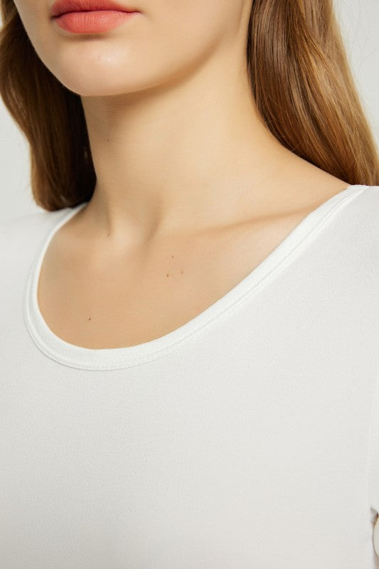 Women's Simple Summer White Maxi Dress With Pocket