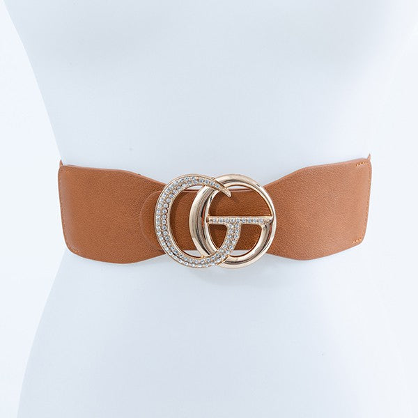 Gold Buckle GG Fashion Belt