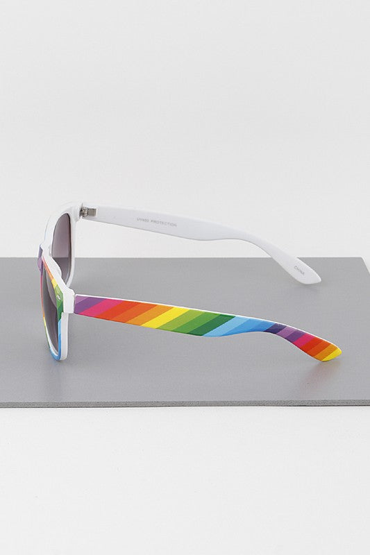 Rainbow Color Pride Wayfarer Sunglasses