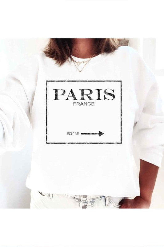 Paris France Graphic Sweatshirt