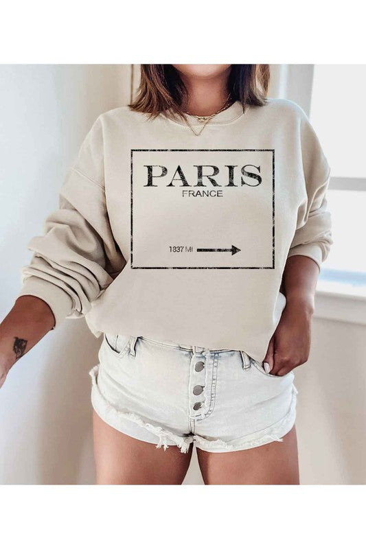 Paris France Graphic Sweatshirt