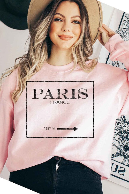 Paris France Graphic Sweatshirt