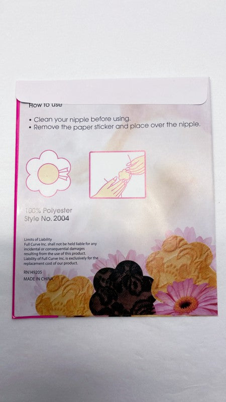 Black C olor Nipple Cover Petals Pasties
