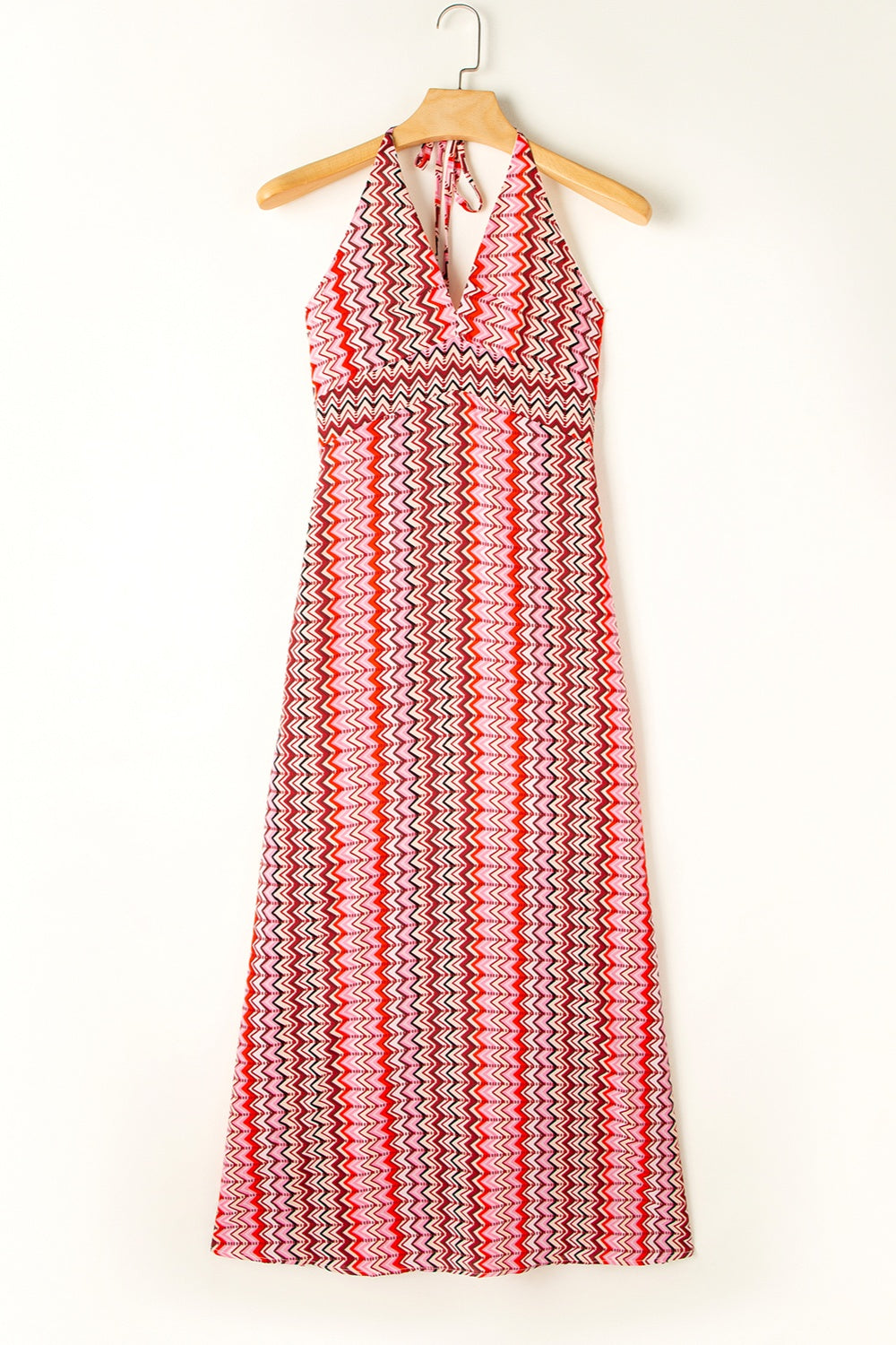 Side Splits and Halter Neck Maxi Dress