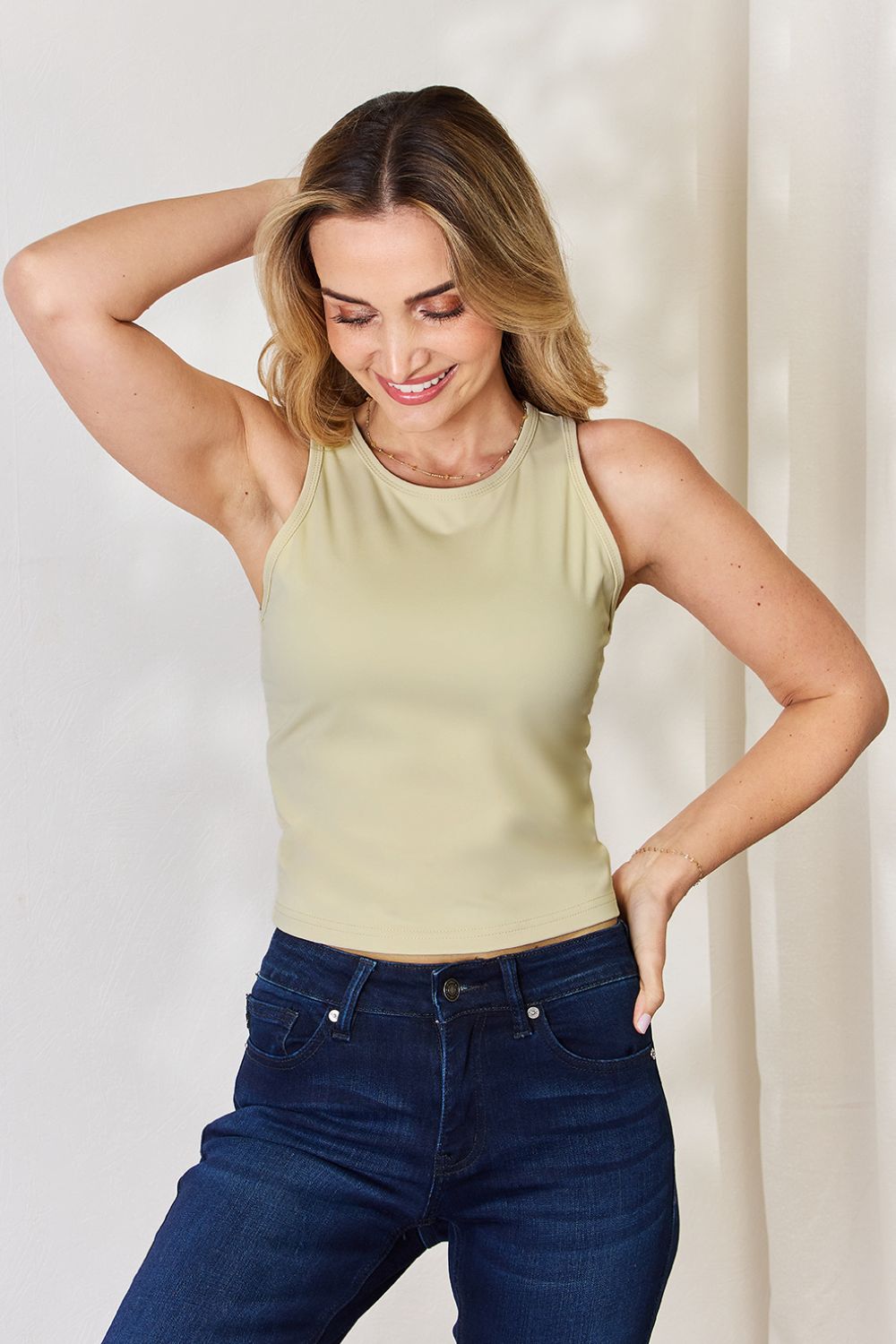 Basic Bae Full Size Round Neck Tank Top