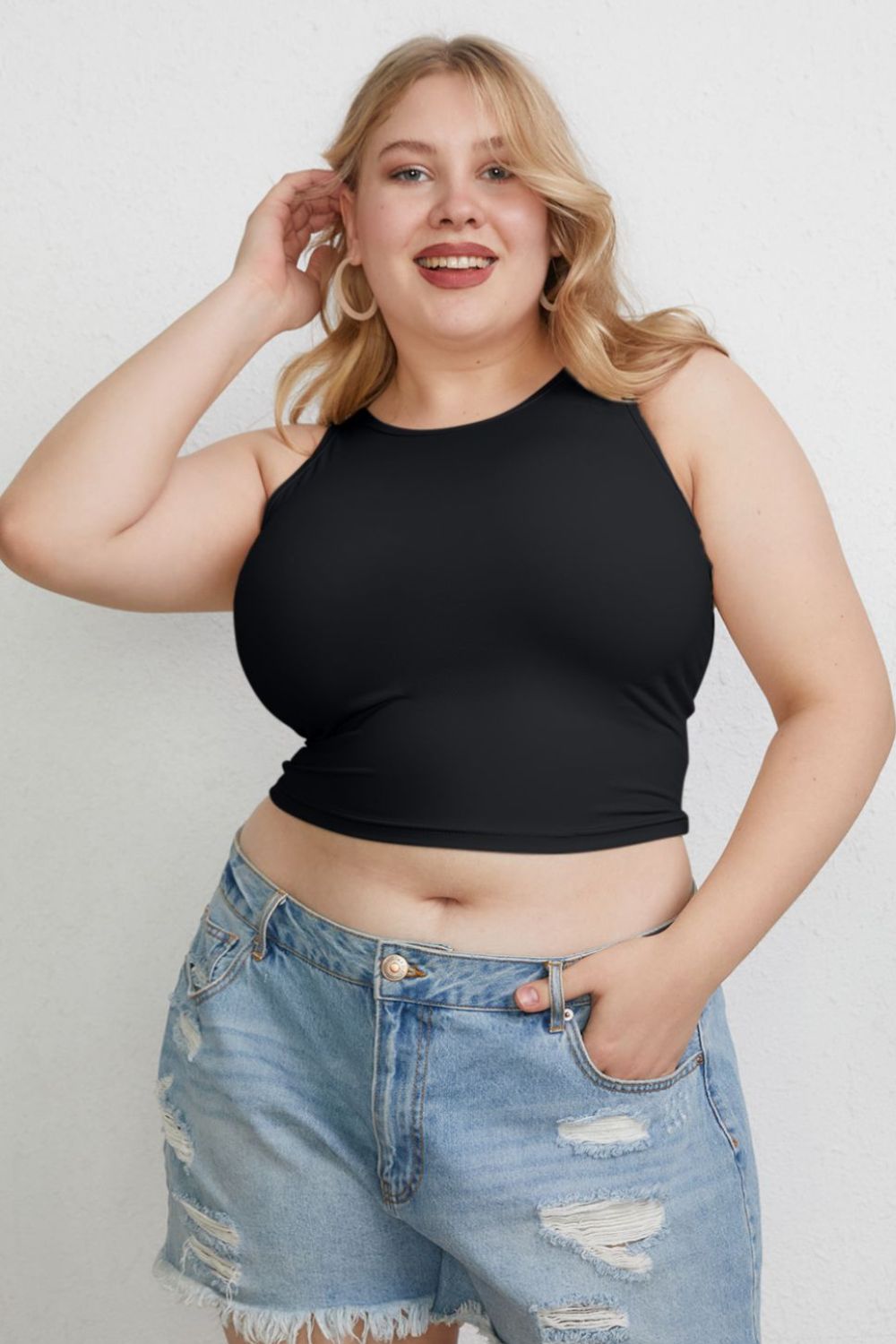 Basic Bae Full Size Round Neck Tank Top