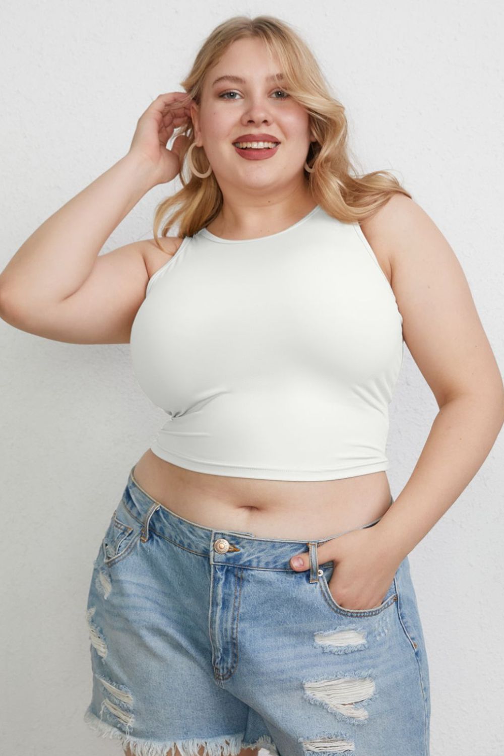 Basic Bae Full Size Round Neck Tank Top