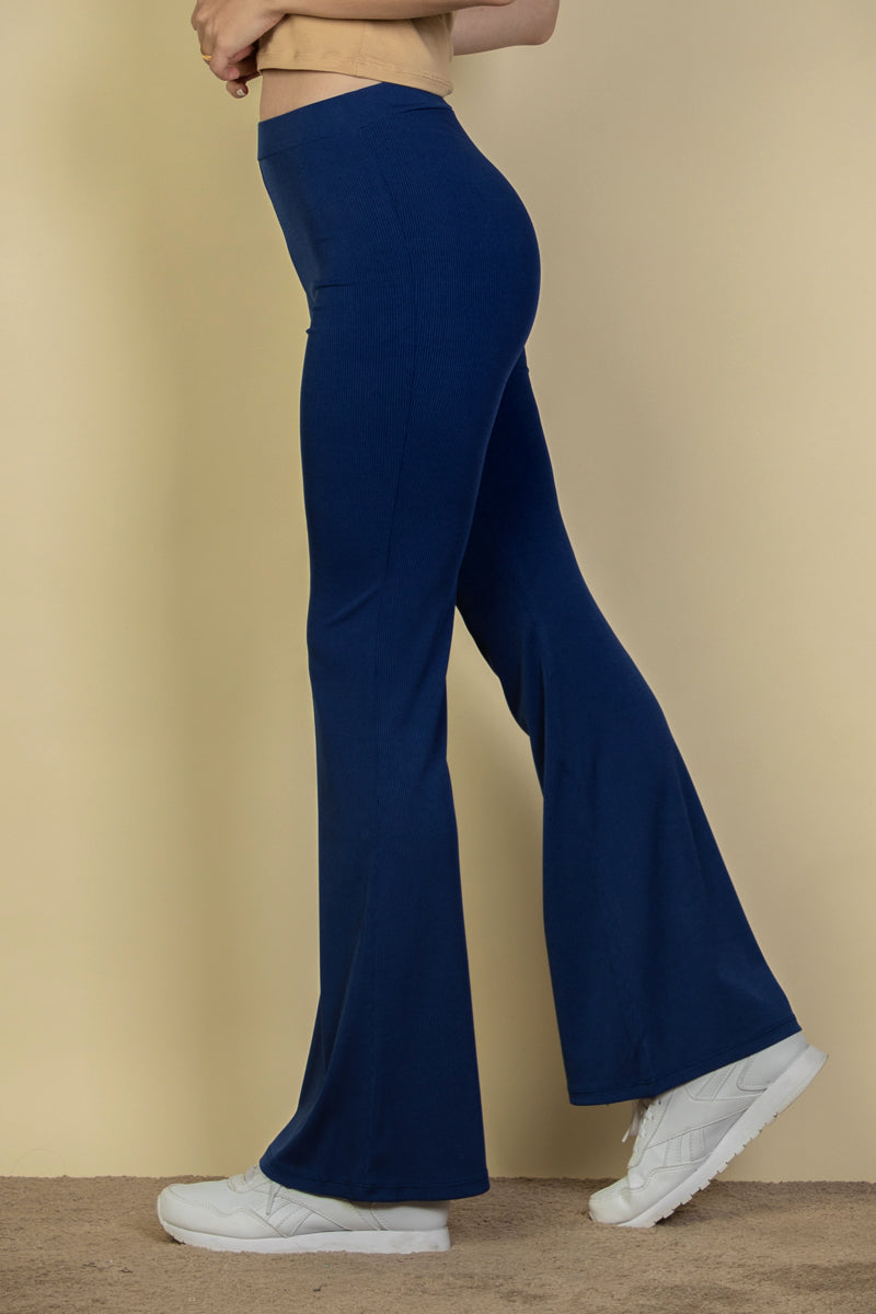 High Waisted Flare Leg Pants