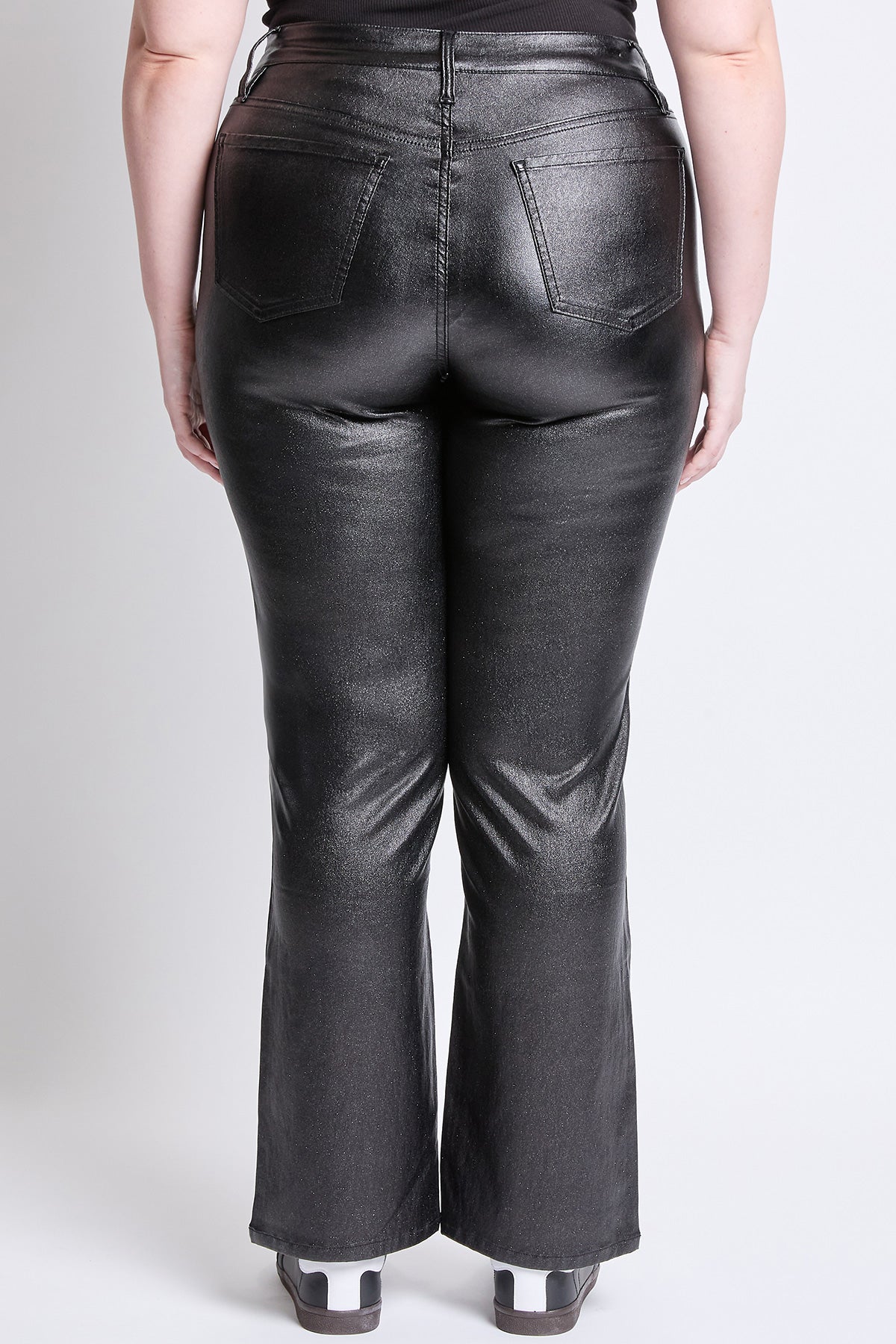 Women's Plus Hyperstretch Straight Leg Pu Leather Pant