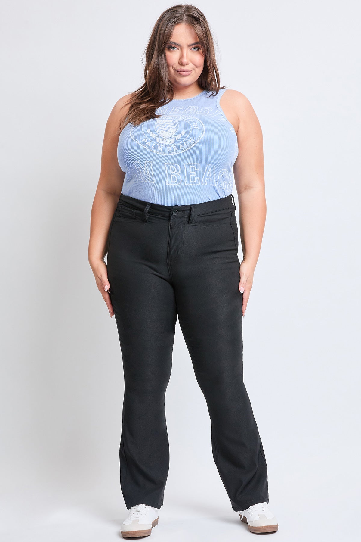 Women's Plus Hyperstretch Flare Leg Pants