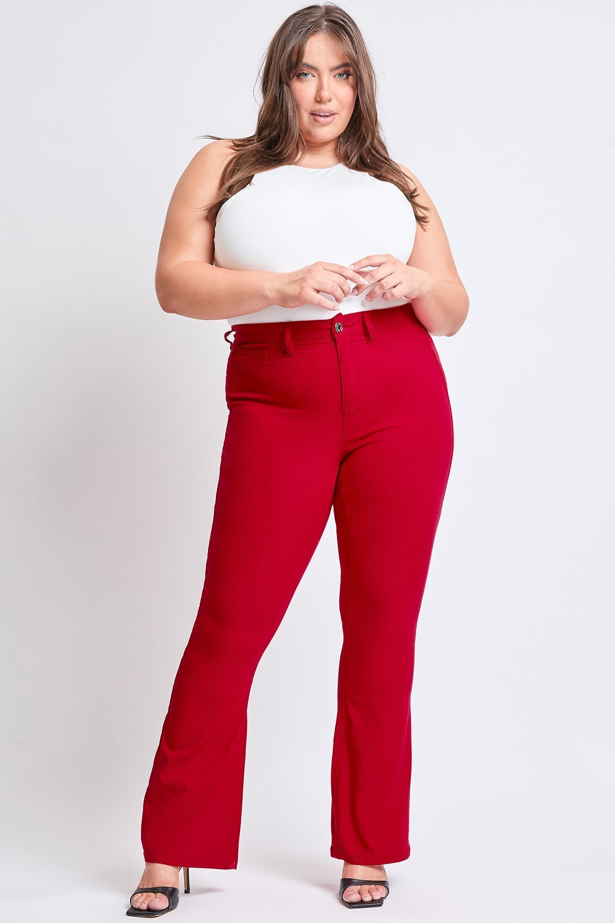 Women's Plus Hyperstretch Flare Leg Pants