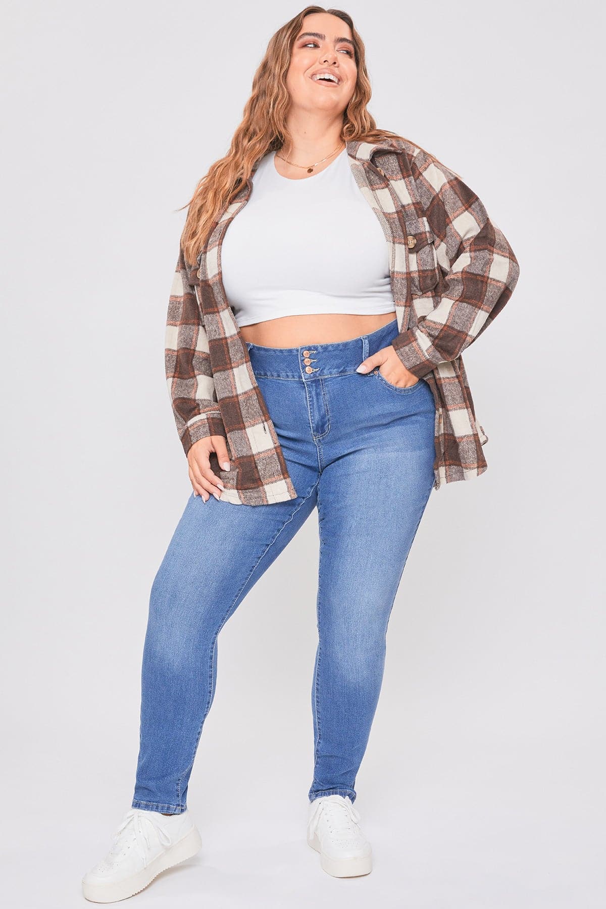 Women's Plus Size Essential Sustainable Skinny Jeans