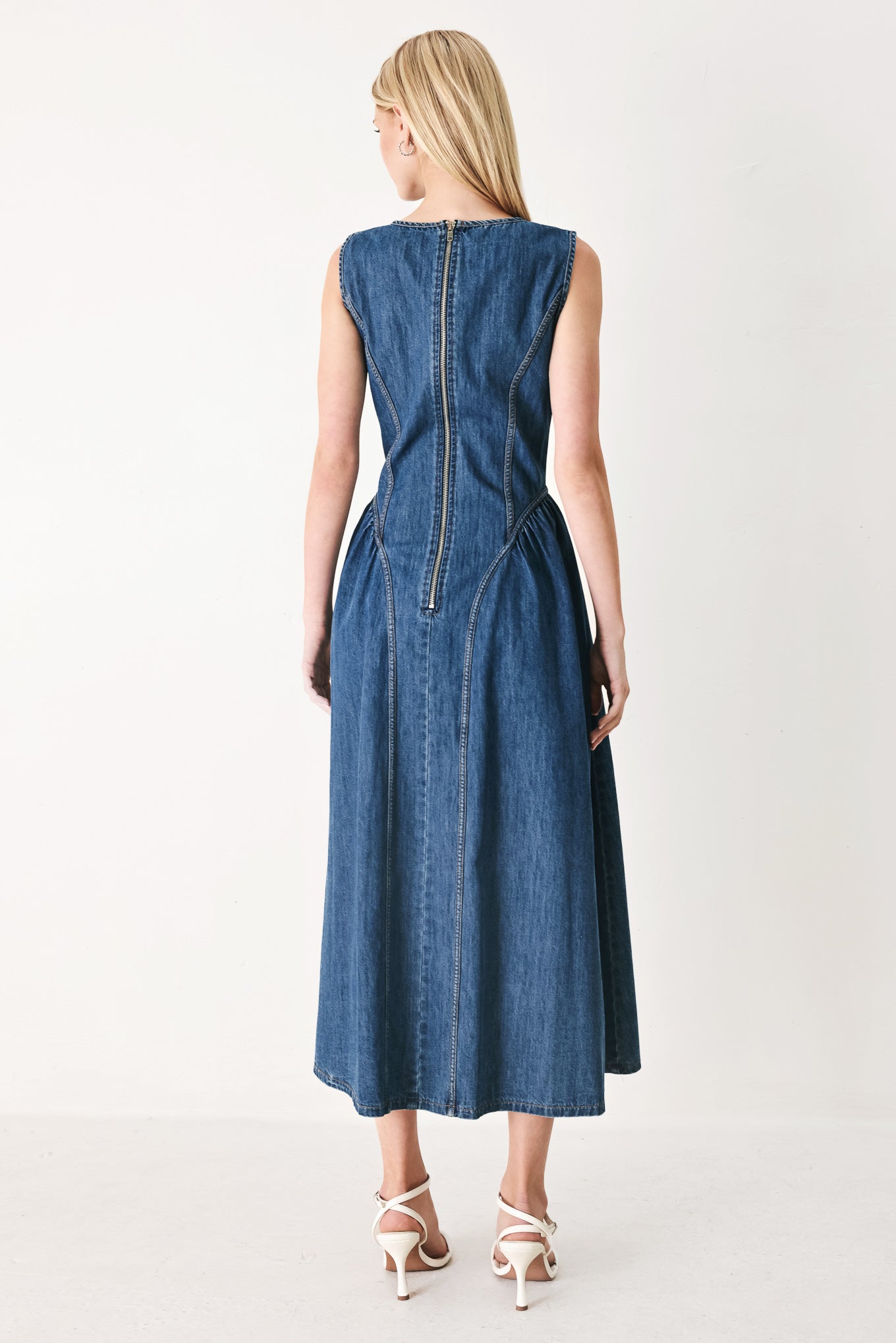 Contemporary Grace Denim Dress