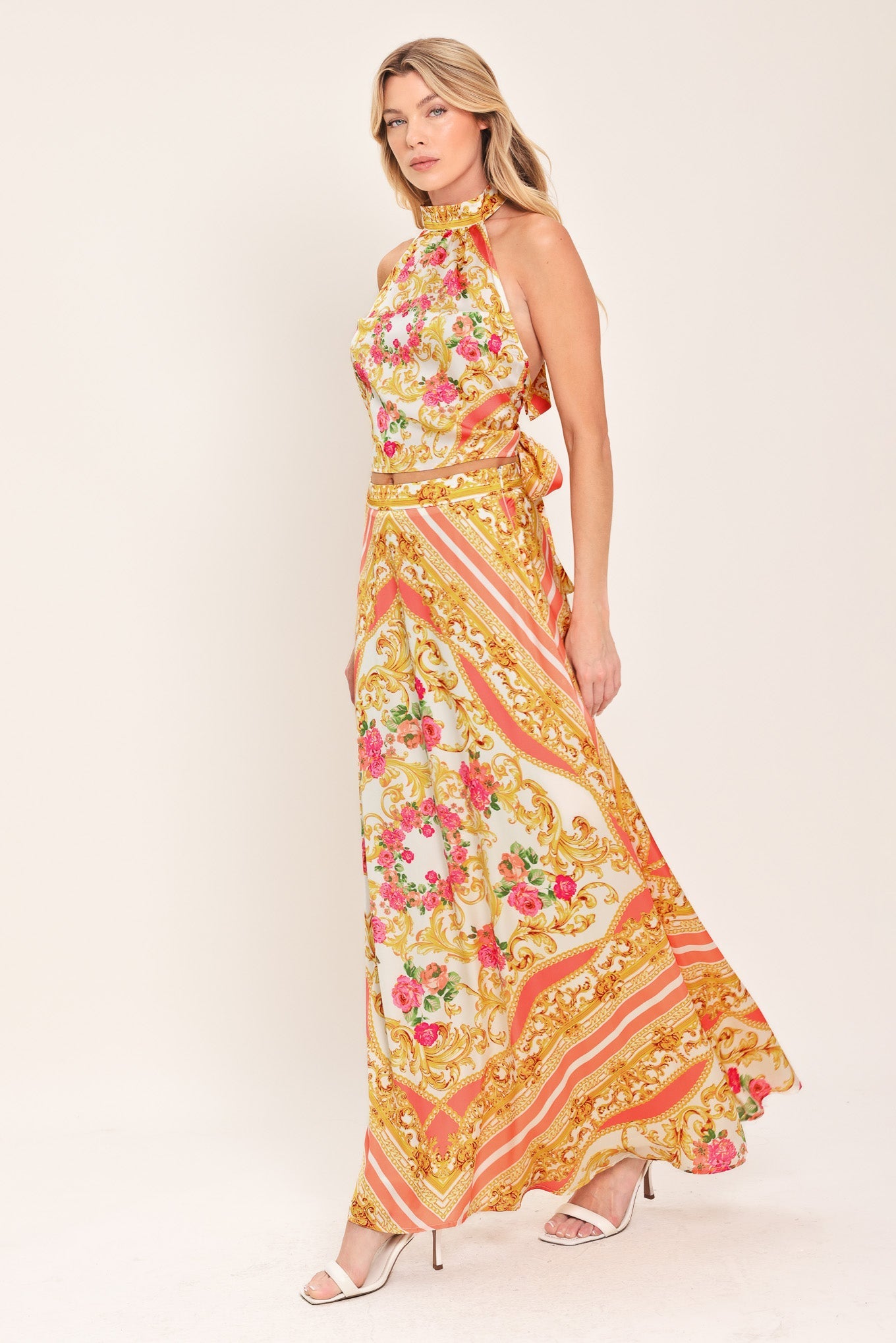 Luxe Woven Midi Skirt