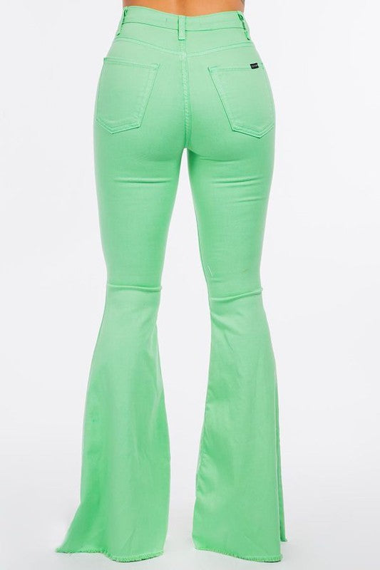 ClassicBell Bottom Denim Stretch Jean