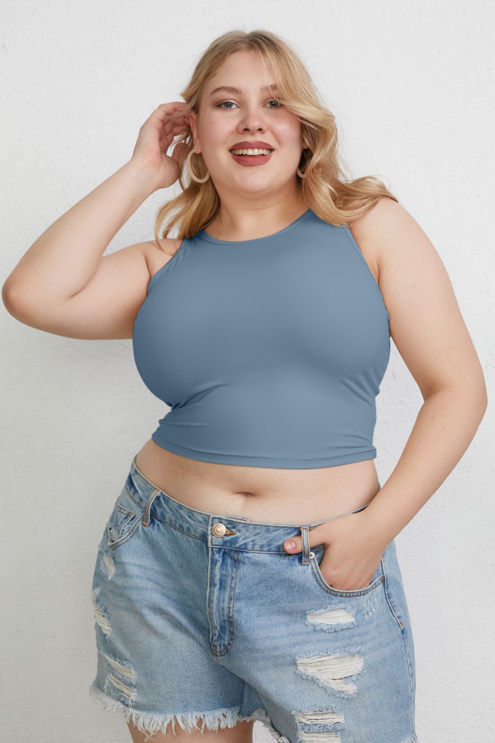 Basic Bae Full Size Round Neck Tank Top