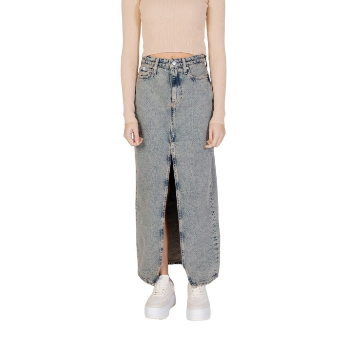 Calvin Klein Jeans Women Maxi Denim Skirt