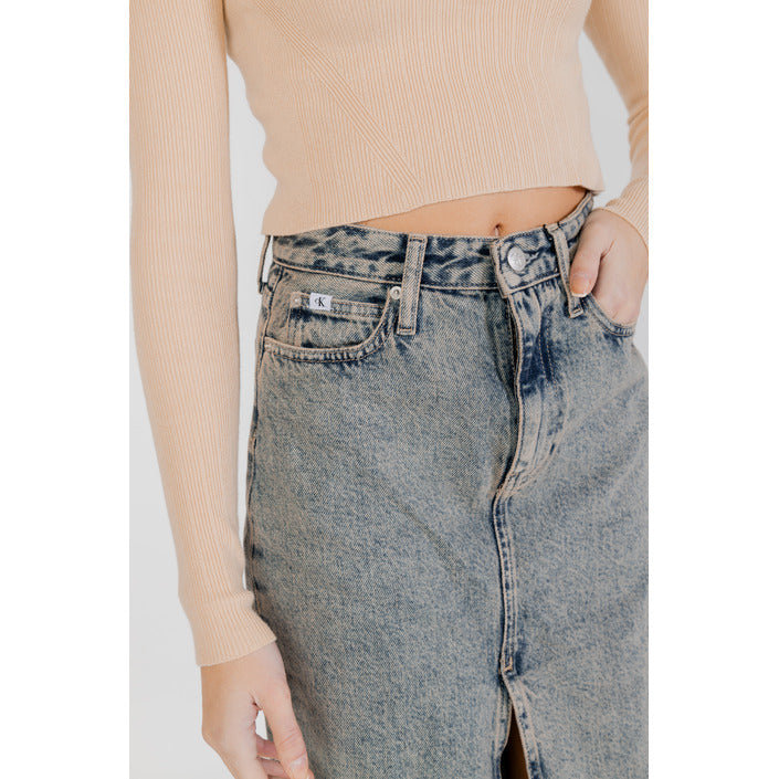 Calvin Klein Jeans Women Maxi Denim Skirt