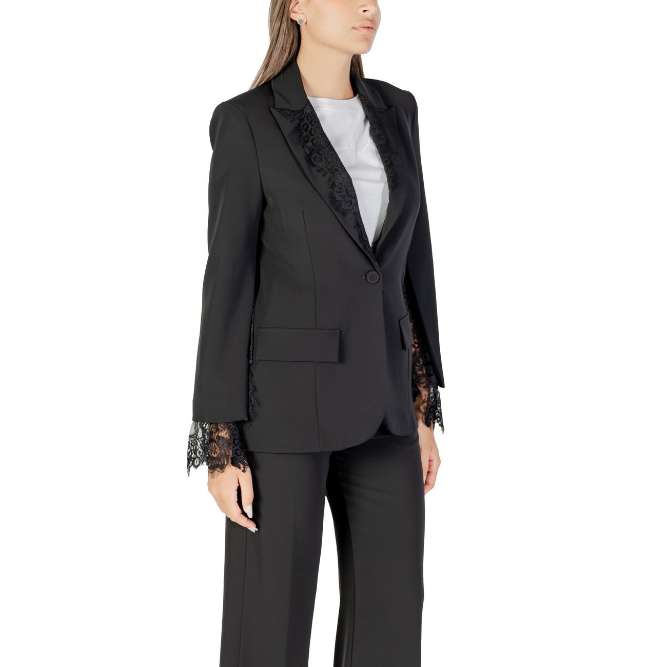 Rinascimento Women Black Blazer