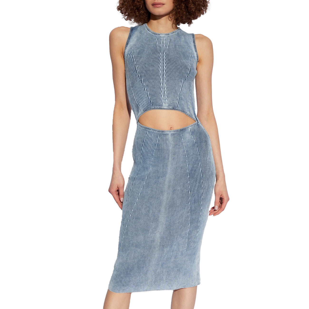 Diesel Women Open Mid Drift Hole Dress