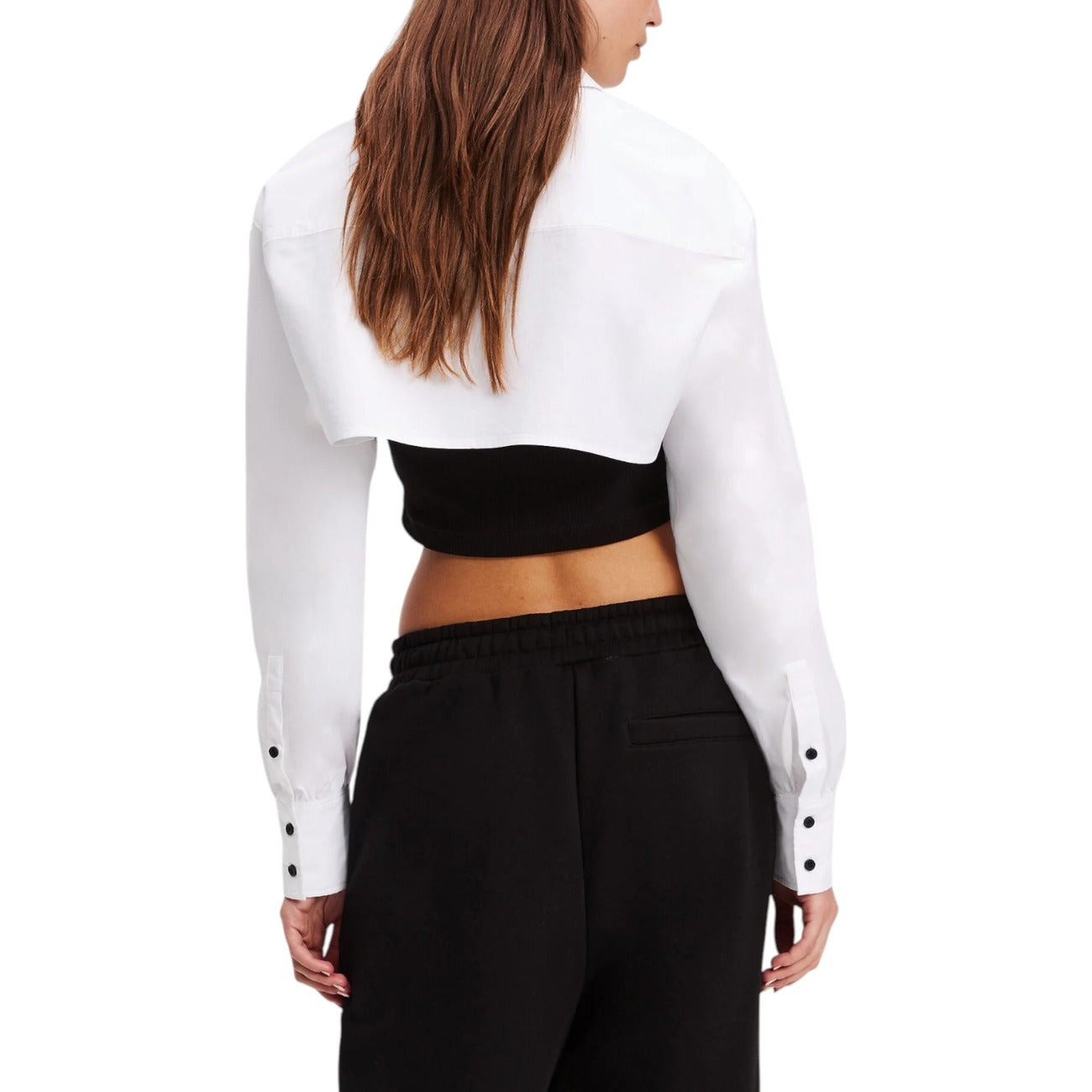Karl Lagerfeld Women Long Sleeve Button Up Shirt