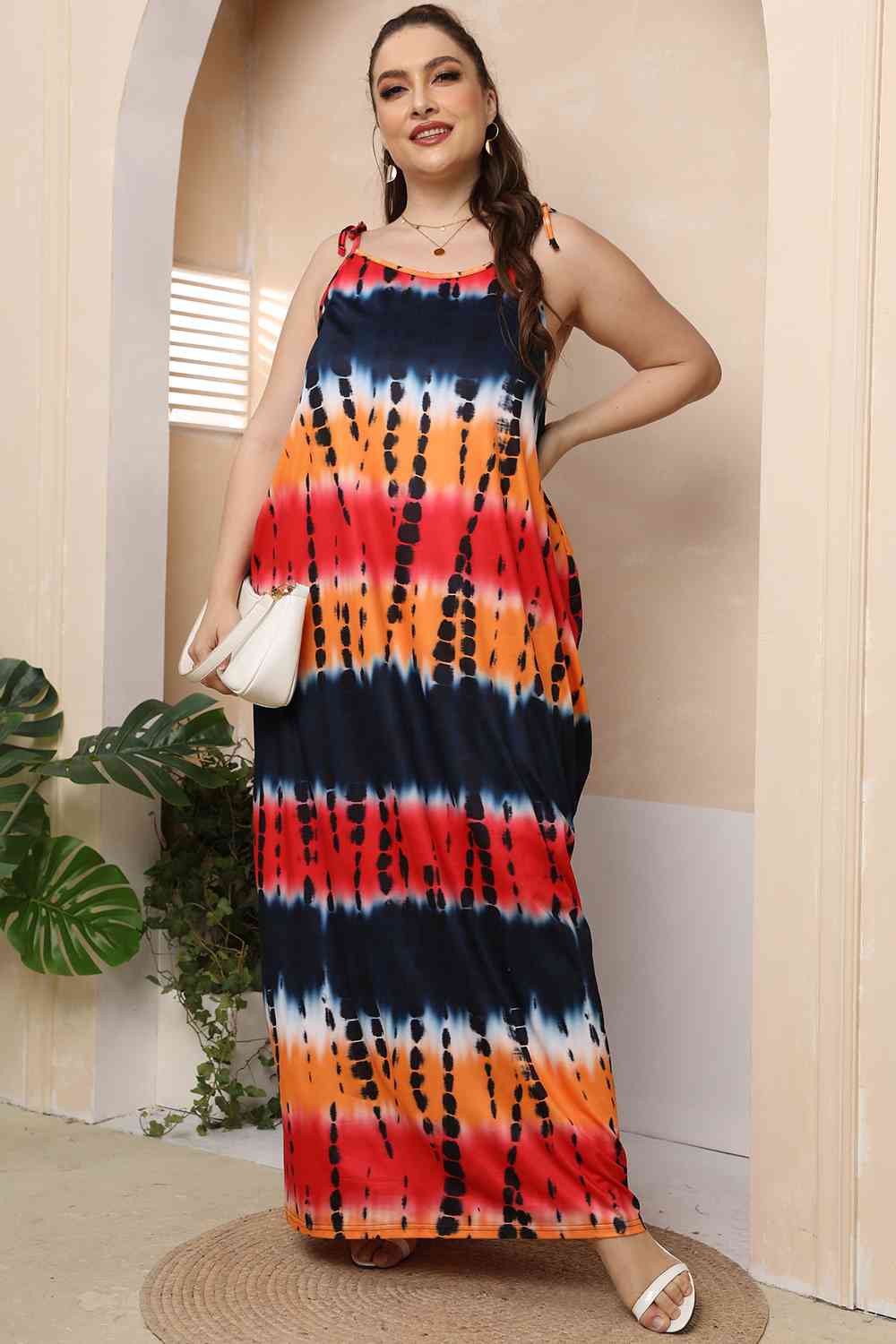 Bold Color Maxi Length SunDress