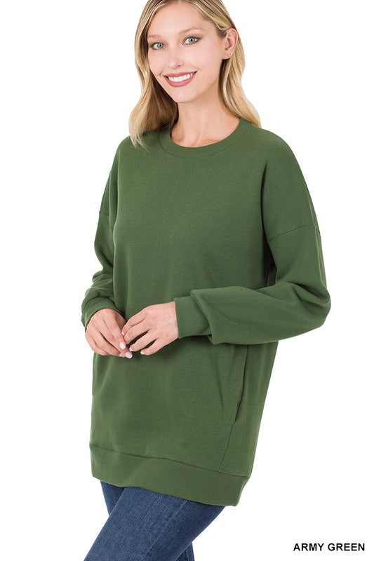 Long Sleeve Round Neck Cozy Sweater
