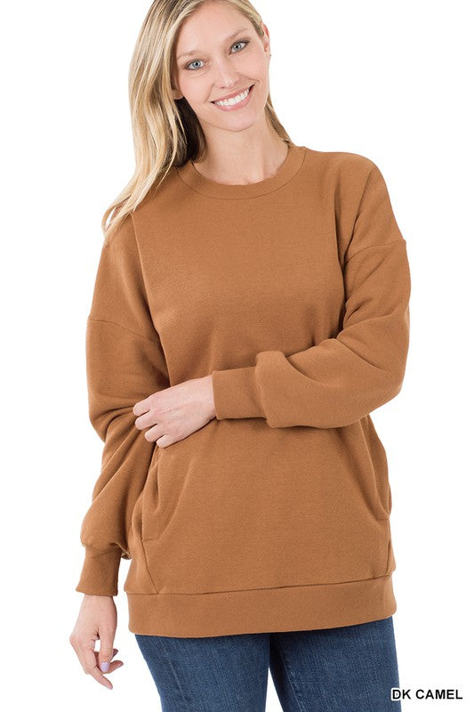 Long Sleeve Round Neck Cozy Sweater