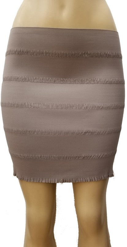 Elastic Bandage Mini Skirt