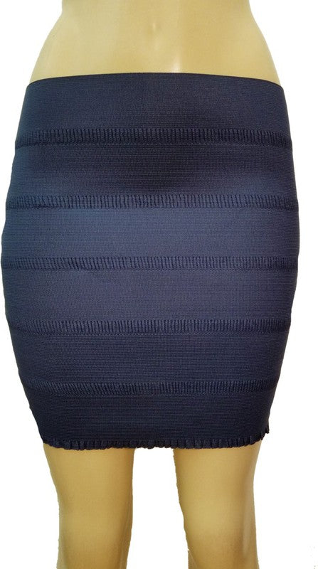 Elastic Bandage Mini Skirt