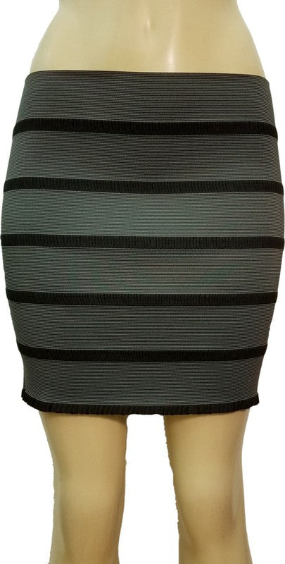 Elastic Bandage Mini Skirt
