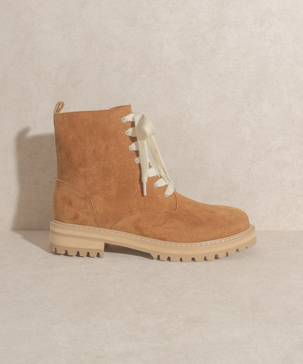 OASIS SOCIETY Amora - Military Round Toe  Boots