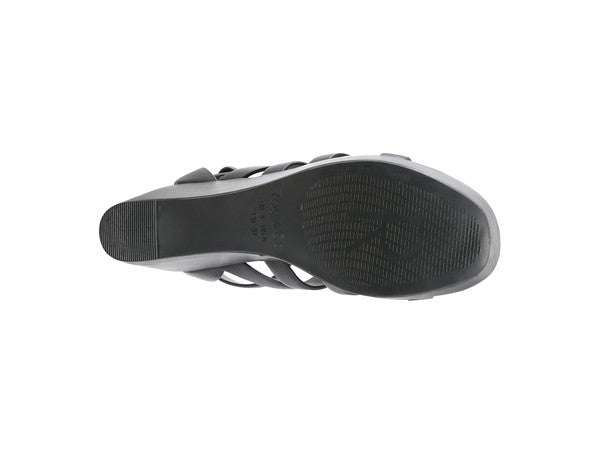 Windrush Cage Wedge Leather Sandals