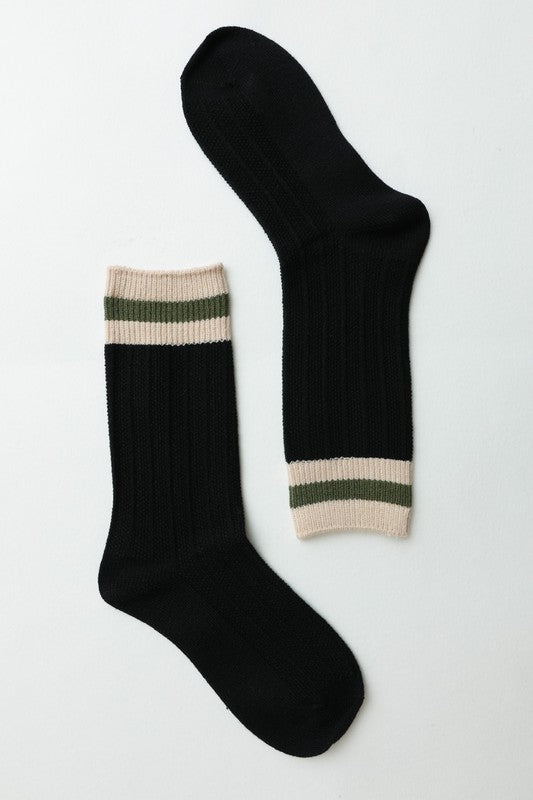 Women Color Block Socks