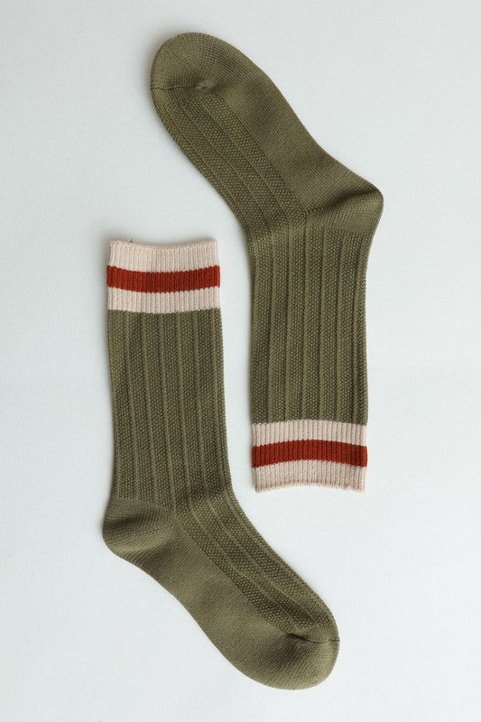 Women Color Block Socks