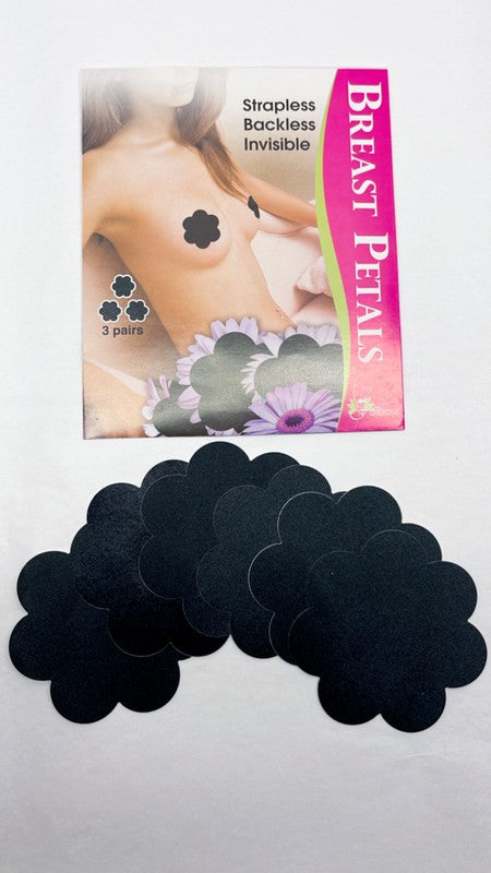 Black C olor Nipple Cover Petals Pasties