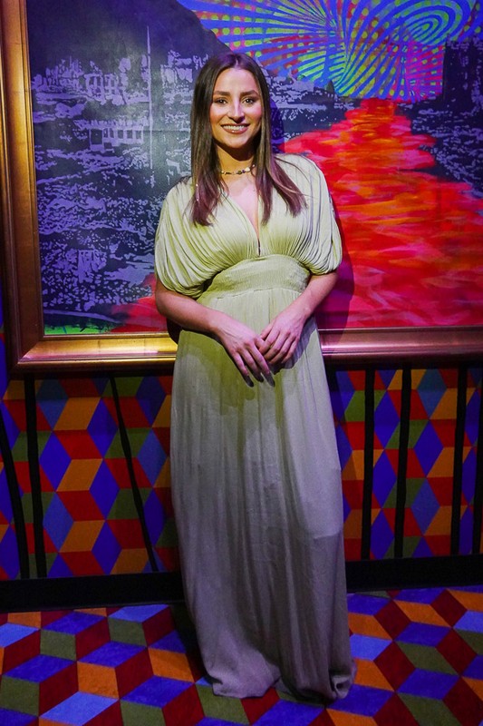 Empress Maxi Dress With Balloon Sleeve