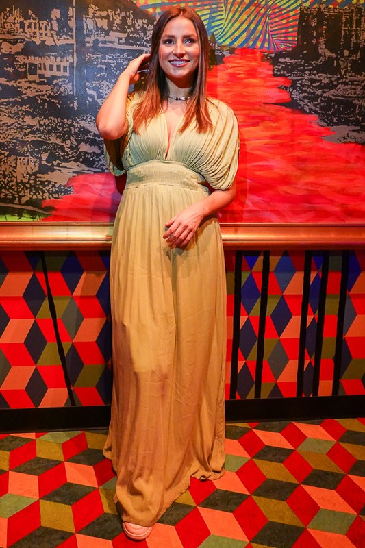 Empress Maxi Dress With Balloon Sleeve
